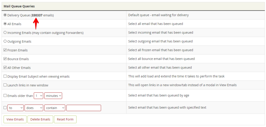 Limpar fila de emails (SPAM) cPanel via CLI 3 Limpar fila de emails (SPAM) cPanel via CLI 3