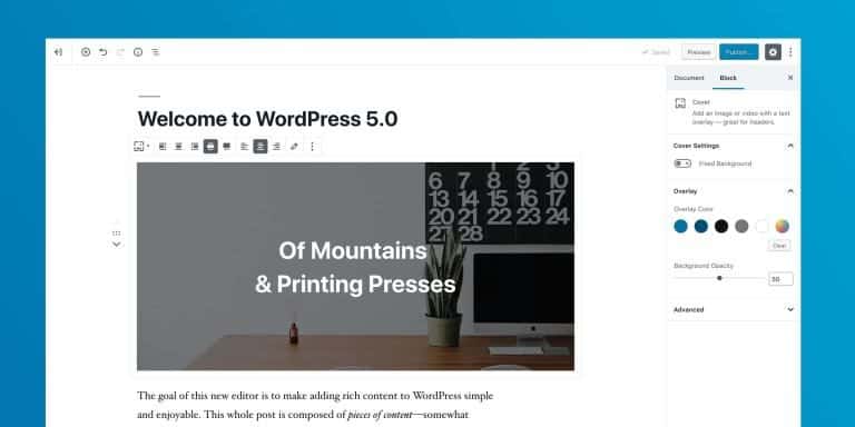 WordPress 5.0